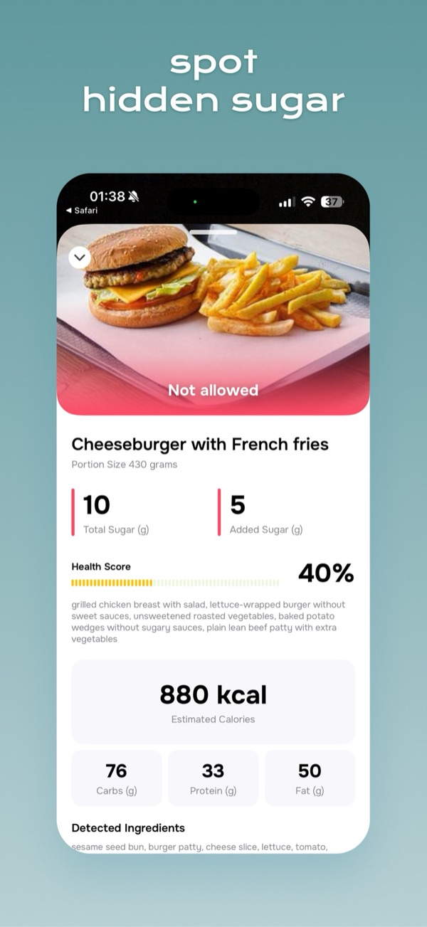 AI food scanner